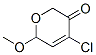 2H-Pyran-3(6H)-one,  4-chloro-6-methoxy- CAS#: 126641-76-7