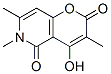 2H-Pyrano[3,2-c]pyridine-2,5(6H)-dione, 4-hydroxy-3,6,7-trimethyl- (9CI) CAS#: 380634-00-4