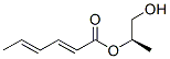 [(2R)-1-hydroxypropan-2-yl] (2E,4E)-hexa-2,4-dienoate CAS#: 132682-65-6