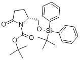 (2R)-2-[[[(1,1-DIMETHYLETHYL)DIPHENYLSILYL]OXY]METHYL]-5-OXO-1-PYRROLIDINECARBOXYLATE-1,1-DIMETHYLETHYL ESTER CAS#: 138629-30-8