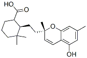 (2R)-2-[2-[(2S)-5-Hydroxy-2,7-dimethyl-2H-1-benzopyran-2-yl]ethyl]-3,3-dimethylcyclohexanecarboxylic acid CAS#: 35316-35-9