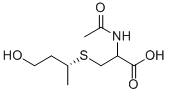 (2R)-2-ACETAMIDO-3-(4-HYDROXYBUTAN-2-YLTHIO)PROPANOIC ACID CAS#: 33164-64-6