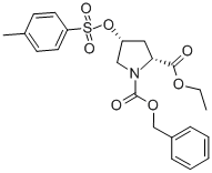 (2R, 4R)-4-(TOLUENE-4-SULFONYLOXY)-1-[BENZYLOXYCARBONYL]-PYRROLIDINE-2-ETHYLCARBOXYLATE CAS#: 130830-60-3