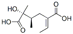 (2R,3R,E)-5-Ethylidene-2-hydroxy-2,3-dimethylhexanedioic acid CAS#: 469-45-4