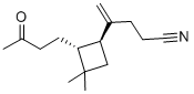 (2R,3S)-1,1-DIMETHYL-2-(3-OXOBUTYL)-3-(3-CYANO-1-METHYLENEPROPYL) CYCLOBUTANE, 96 CAS#: 131468-89-8