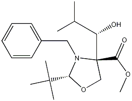 (2R,4S)-2-t-Butyl-N-benzyl-4-[1-(S)-hydroxy-2-methylpropyl]-oxazolidine-4-carboxylic Acid, Methyl Ester CAS#: 145451-90-7