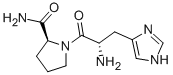 (2S)-1-[(2S)-2-Amino-3-(3H-imidazol-4-yl)propanoyl]pyrrolidine-2-carboxamide CAS#: 33605-69-5