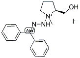 (2S)-1-METHYL-1-[N-(DIPHENYLMETHYLENE)]-2-HYDROXYMETHYLPYRROLIDINE, HYDRAZONIUM IODIDE CAS#: 168128-27-6