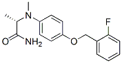 (2S)-2-[[4-[(2-fluorophenyl)methoxy]phenyl]methylamino]propanamide CAS#: 133865-88-0