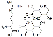 (2S)-2-amino-5-(diaminomethylideneamino)pentanoic acid, 2,3,4,5,6-pent ahydroxyhexanoate, zinc(+2) cation CAS#: 147310-67-6