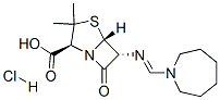 [2S-(2alpha,5alpha,6beta)]-6-[[(hexahydro-1H-azepin-1-yl)methylene]amino]-3,3-dimethyl-7-oxo-4-thia-1-azabicyclo[3.2.0]heptane-2-carboxylic acid monohydrochloride CAS#: 32887-08-4