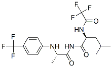 (2S)-4-methyl-2-[(2,2,2-trifluoroacetyl)amino]-N-[(2S)-2-[[4-(trifluor omethyl)phenyl]amino]propanoyl]pentanamide CAS#: 119777-90-1