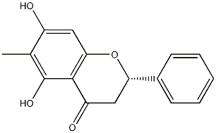 (2S)-5,7-dihydroxy-6-methyl-2-phenyl-chroman-4-one CAS#: 491-66-7