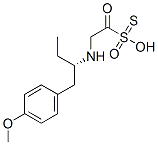 (2S)-N-(2-hydroxysulfonothioyloxyethyl)-1-(4-methoxyphenyl)butan-2-ami ne CAS#: 38914-79-3