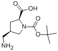 (2S,4R)-4-(aminomethyl)-1-(tert-butoxycarbonyl)pyrrolidine-2-carboxylic acid CAS#: 132622-72-1