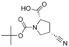 (2S,4S)-1-(tert-butoxycarbonyl)-4-cyanopyrrolidine-2-carboxylic acid CAS#: 132622-71-0