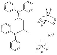 (2S,4S)-(-)-2,4-BIS(DIPHENYLPHOSPHINO)PENTANE(NORBORNADIENE)RHODIUM(I)HEXAFLUOROPHOSPHATE CAS#: 154661-57-1