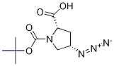 (2S,4S)-4-azido-1-[(tert-butoxy)carbonyl]pyrrolidine-2-carboxylic acid CAS#: 132622-65-2