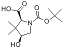 (2S,4S)-N-Boc-4-hydroxy-3,3-dimethylpyrrolidine-2-carboxylic acid CAS#: 174060-99-2