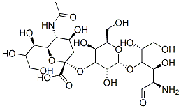 (2S,4S,5R,6R)-5-acetamido-2-[(2R,3R,4S,5S,6R)-2-[(2R,3R,4R,5R)-5-amino-1,2,4-trihydroxy-6-oxo-hexan-3-yl]oxy-3,5-dihydroxy-6-(hydroxymethyl)oxan-4-yl]oxy-4-hydroxy-6-[(1R,2R)-1,2,3-trihydroxypropyl]oxane-2-carboxylic acid CAS#: 126151-66-4
