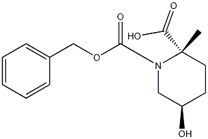 (2S,5R)-5-Hydroxy-1,2-piperidinedicarboxylic acid 2-methyl 1-benzyl ester CAS#: 117836-27-8