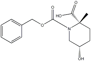 (2S,5S)-5-Hydroxy-1,2-piperidinedicarboxylic acid 2-methyl 1-benzyl ester CAS#: 117836-26-7