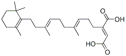 (2Z)-2-[(3E,7E)-4,8-Dimethyl-10-(2,6,6-trimethyl-1-cyclohexenyl)-3,7-decadienyl]-2-butenedioic acid CAS#: 132911-46-7