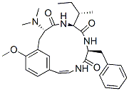 (2Z,6S,9S,12S)-12-(Dimethylamino)-15-methoxy-9-[(S)-1-methylpropyl]-6-benzyl-4,7,10-triazabicyclo[12.3.1]octadeca-1(18),2,14,16-tetrene-5,8,11-trione CAS#: 38840-25-4
