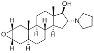 (2a,3a,5a,16b,17b)-2,3-Epoxy-16-(1-pyrrolidinyl)androstan-17-ol CAS#: 119302-19-1