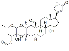 [2alpha(2S,3S,4S,6R),3beta,5alpha]-2,3-[[4-acetoxytetrahydro-3-hydroxy-6-methyl-2H-pyran-3,2-diyl]bis(oxy)]-14-hydroxy-19-oxocard-20(22)-enolide CAS#: 36573-63-4