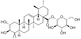 (2alpha,3beta)-2,3-Dihydroxy-urs-12-en-28-oic acid beta-D-glucopyranosyl ester CAS#: 155653-85-3