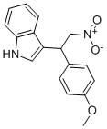 3-[1-(4-METHOXY-PHENYL)-2-NITRO-ETHYL]-1H-INDOLE CAS#: 33723-33-0