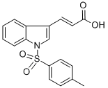 3-(1-[(4-METHYLPHENYL)SULFONYL]-1H-INDOL-3-YL)ACRYLIC ACID CAS#: 298187-97-0