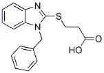 3-[(1-BENZYL-1H-BENZIMIDAZOL-2-YL)THIO]PROPANOIC ACID CAS#: 303132-83-4