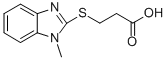 3-(1-METHYL-1H-BENZOIMIDAZOL-2-YLSULFANYL)-PROPIONIC ACID CAS#: 342013-63-2