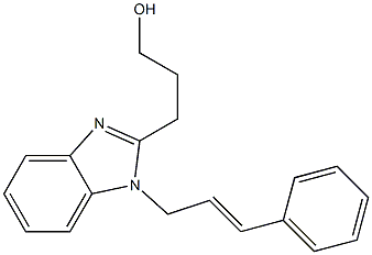 3-(1-cinnaMylbenzoiMidazol-2-yl)propan-1-ol CAS#: 4661-47-6