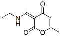 3-(1-(ethylamino)ethylidene)-6-methyl-3H-pyran-2,4-dione CAS#: 148372-95-6
