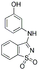 3-(1,1-DIOXO-1H-1LAMBDA6-BENZO[D]ISOTHIAZOL-3-YLAMINO)-PHENOL CAS#: 340028-29-7