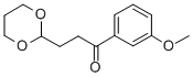 3-(1,3-DIOXAN-2-YL)-3'-METHOXYPROPIOPHENONE CAS#: 121789-35-3