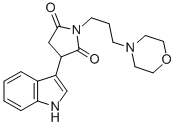 3-(1H-Indol-3-yl)-1-[3-(4-morpholinyl)propyl]-2,5-pyrrolidinedione CAS#: 3670-97-1
