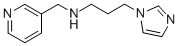 3-(1H-imidazol-1-yl)-N-(3-pyridinylmethyl)-1-propanamine CAS#: 136469-91-5