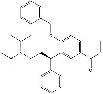 3-[(1R)-3-[Bis(1-methylethyl)amino]-1-phenylpropyl]-4-(phenylmethoxy)benzoic acid methyl ester CAS#: 156755-35-0