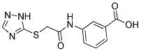 3-[2-(2 H-[1,2,4]TRIAZOL-3-YLSULFANYL)-ACETYLAMINO]-BENZOIC ACID CAS#: 304662-31-5