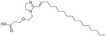 3-[2-[2-(heptadecenyl)-4,5-dihydro-1H-imidazol-1-yl]ethoxy]propionic acid CAS#: 36619-33-7