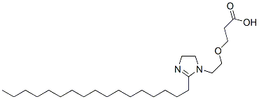3-[2-(2-heptadecyl-4,5-dihydro-1H-imidazol-1-yl)ethoxy]propionic acid CAS#: 30342-62-2