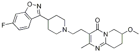 3-[2-[4-(6-Fluoro-1,2-benzisoxazol-3-yl)-1-piperidinyl]ethyl]-6,7,8,9-tetrahydro-7-methoxy-2-methyl-4H-pyrido[1,2-a]pyrimidin-4-one CAS#: 130049-83-1