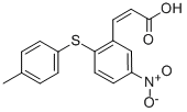 3-[2-[(4-METHYLPHENYL)THIO]-5-NITROPHENYL]ACRYLIC ACID CAS#: 175278-45-2