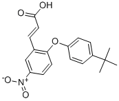3-{2-[4-(TERT-BUTYL)PHENOXY]-5-NITROPHENYL}ACRYLIC ACID CAS#: 175278-48-5
