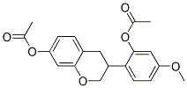 3-[2-(Acetyloxy)-4-methoxyphenyl]-3,4-dihydro-2H-1-benzopyran-7-ol acetate CAS#: 38822-06-9