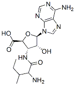 3-((2-Amino-3-methyl-1-oxopentyl)amino)-1-(6-amino-9H-purin-9-yl)-1,3-dideoxy- beta-D-ribofuranuronic acid CAS#: 131206-83-2